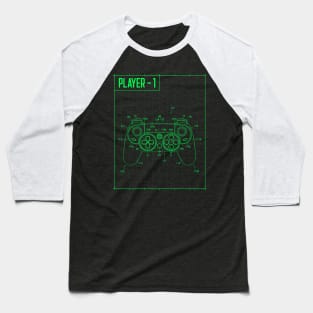 Player 1 Classic Controller Baseball T-Shirt